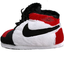 Load image into Gallery viewer, AJ1 Chicago Inspired Plush Slippers
