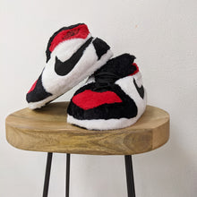 Load image into Gallery viewer, AJ1 Chicago Inspired Plush Slippers
