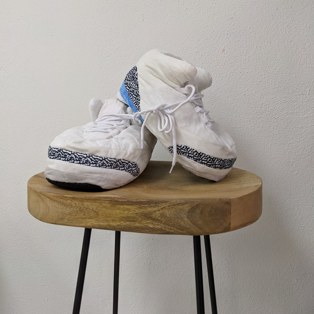 AJ3 UNC Inspired Plush Slippers