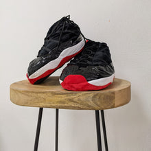 Load image into Gallery viewer, AJ11 Bred Inspired Plush Slippers
